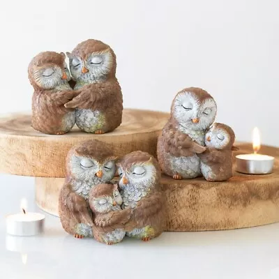 £12.75 • Buy Beautiful Family Owl Ornaments Ornament Gift Always Love Birds Of A Feather