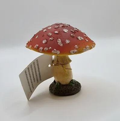 Ornamental Realistic Resin Toadstool For Fairy Gardens Plant Pots & Decor • £6