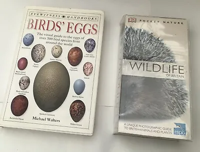 £10.99 • Buy Birds’ Eggs Michael Walters + Wildlife Of Britain RSPB Soft Backs DJ 2 Books DK