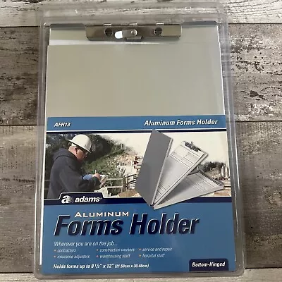 Metal Clipboard Case Adams Paper Storage Box Aluminum Form Holder Bottom Hinge • $29.99