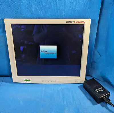 Stryker Endoscopy StrykerVision 1 Flat Panel 19  Video Monitor With Power Supply • $150