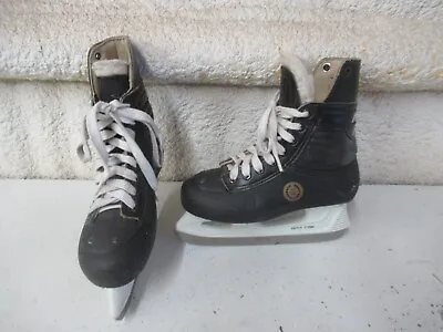 Vintage Rare Micron Medalic Junior Size 3 DA 4H Ice Hockey Skates Nice Condition • $27.99