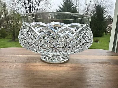 Waterford Crystal Serving Bowl ARCHIVE Footed 8  Ireland Signed • $89.10