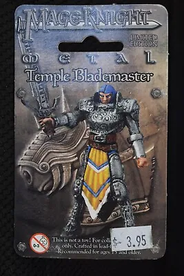 Mage Knight Limited Edition Metal Mini ~ Temple Blademaster 535~ Sealed! • $4.99