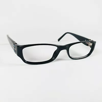 JASPER CONRAN Eyeglasses BLACK RECTANGLE Glasses Frame MOD: RUBBED AWAY (N42) • £35