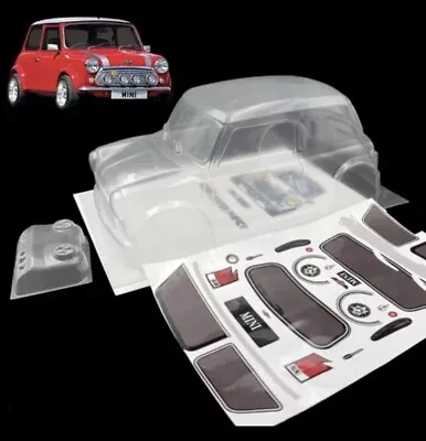 1/10 MINI Classic M Car Shell PVC RC Car Body 210mm Wheelbase 165mm Width Tamiya • £29.99