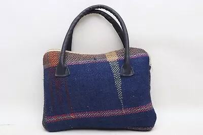 Kilim Bag Shoulder Bag Bohemian Bag 10x14  Fashion Bag Wool Leather Bag E 5 • $41.02