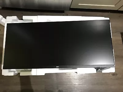 LG 34WP65G-B 34  21:9 UltraWide Full HD Monitor FOR PARTS ONLY - Black • $30