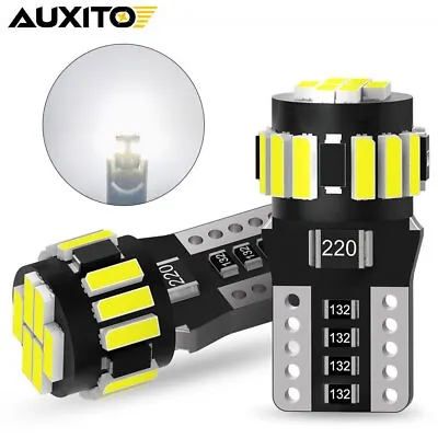 T10 Car Bulbs Led Error Free Canbus Smd Xenon White W5W 501 Side Light Bulb GB • £5.99