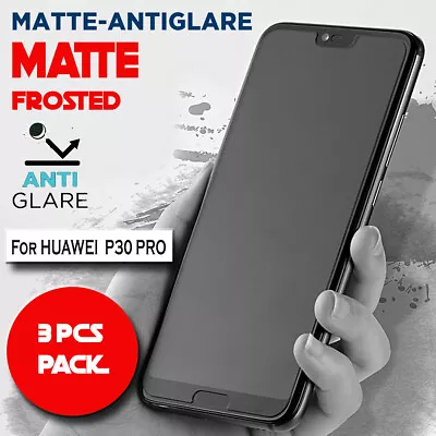 3 X Matte Frosted Antiglare Full Cover Screen Protector For HUAWEI P30 PRO AU • $8.99