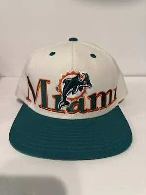 MIAMI DOLPHINS Football VINTAGE REEBOK Hat SNAPBACK Cap NFL • $29.99
