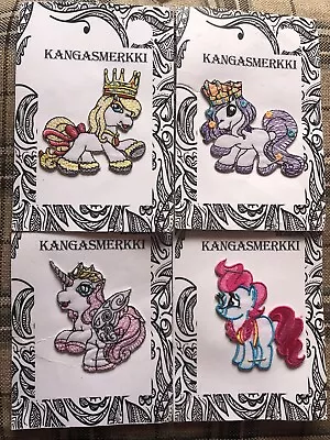 My Little Pony Patch Embroidered Iron Sew On Badge  X4 • $12.62