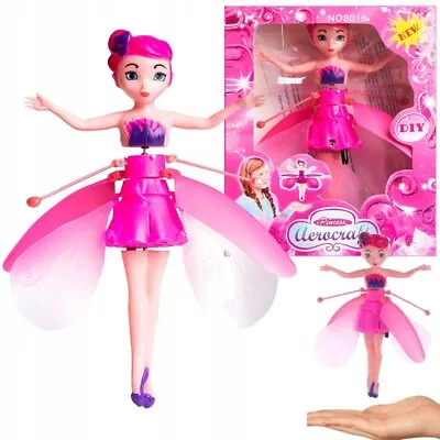 Flying Fairy Princess Doll With Hand Sensor Control Kids Toy • £10