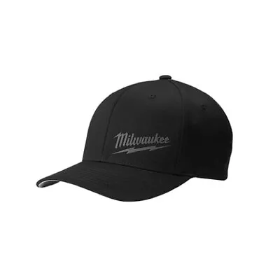 Milwaukee 504B-LXL FLEXFIT Fittted Hat - Black L-XL • $22.08