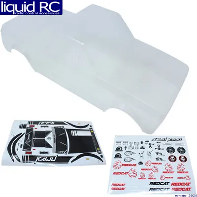 Redcat Racing 12500 Clear Truck Body W/ Sticker Sheet Kaiju MT • $35.76