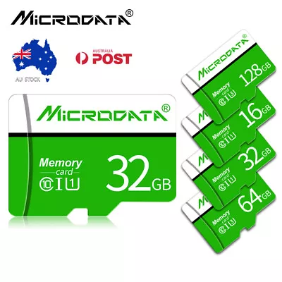 Microdata High Speed Memory Micro SD Card 256GB 128GB 64GB Class10 UHS-1 TFCards • $18.95
