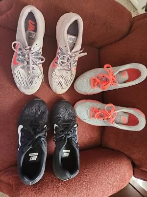 Lot (3) Nike Shoes (2) Nike Air Zoom Winflo 5 Sneakers And (1) Nike Relentless 2 • $99