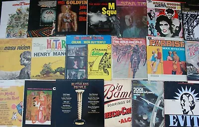 Lot Of 70-80s Soundtracks (6) Records Vinyl Music Mix Original Movies Musical NM • $21.15