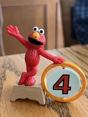 Sesame Street Elmo Figure Muppets Spinning 5 Vintage 90’s PVC Toy By Applause • $14.99