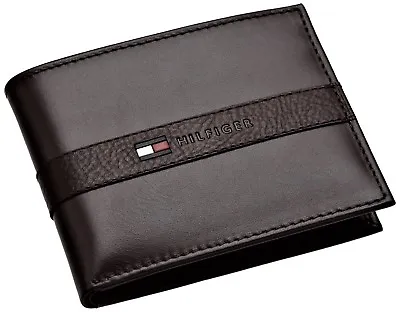 Tommy Hilfiger Men's Leather Bifold Wallet With Removal Card Holder • $24.99