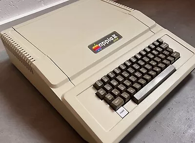 Apple II Plus Vintage Computer WORKS Fully Recapped PSU Keyboard Ok 48k • $289