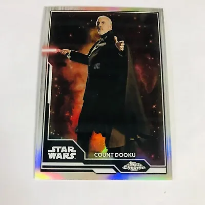 2021 Topps Star Wars Chrome Legacy Wielders Of The Lightsaber WL-6 Count Dooku • $7.64