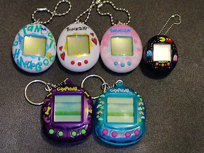 Bandai LOT 6 Tamagotchi Mini series 3  Gen 2virtual Pet Gigapeds TESTED WORK • $59.99