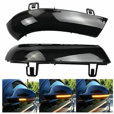 For VW Jetta Golf 5 MK5 Passat B6 GTI Smoke FLOW Mirror LED Turn Signal Light • $23.99