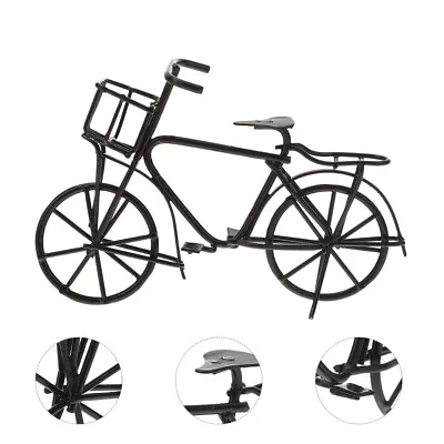  Metal Bike Iron Parent-child Model Toy Mini Bicycle Ornaments Miniature • £11.38
