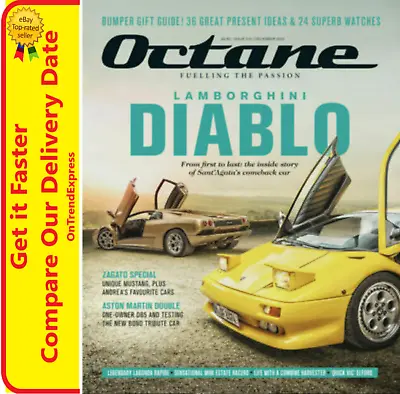 Octane Car Magazine 210 December 2020 Lamborghini DIABLO Aston Martin DB5 NEW • $16.05