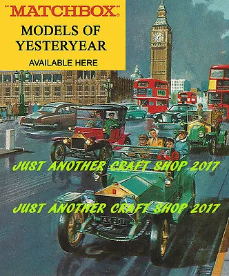 Matchbox Models Of Yesteryear Large Poster Leaflet Advert Shop Display Sign 1966 • $8.52