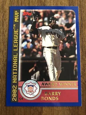 Barry Bonds 2003 Topps Award Winner Giants #706  *863* • $1.69