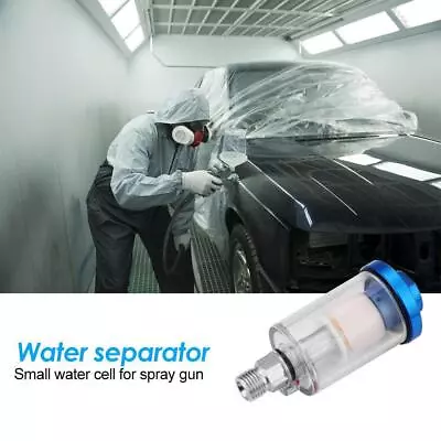 High Pressure 1/4 Inch Water Oil Separator Inline Air Hose Filter Moisture Trap • $10.80