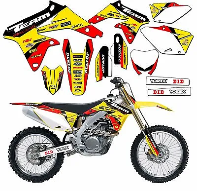 1995-1999 Suzuki Rm 80 Rm80 Graphics Kit Decals Stickers Deco 1996 1997 1998 Mx • $79.99