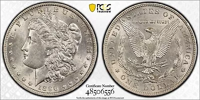 1896-O Morgan Silver Dollar PCGS Graded AU55 • $349.99