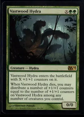 Vastwood Hydra 198/249 Rare Core Set 2014 Magic The Gathering Near Mint • $1.89