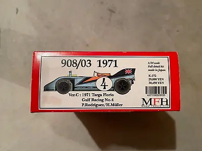 Model Factory Hiro MFH Porsche 908/3 Targa 1971 1/24 Full Detail Multimedia Kit • $350