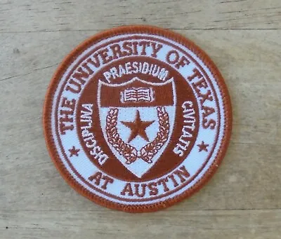 $6.99 • Buy Vintage University Of Texas Austin Emblem Iron On Embroidered Patch-new