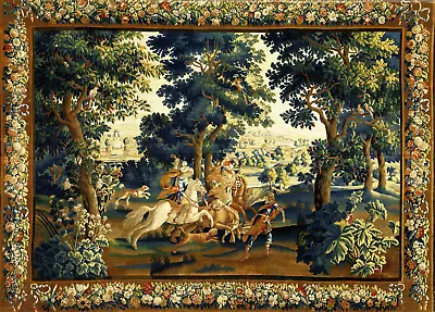 Vibrant Ultra Exceptional Verdure Tapestry Reproduction Woven/Fabric RE862006 • $14.97