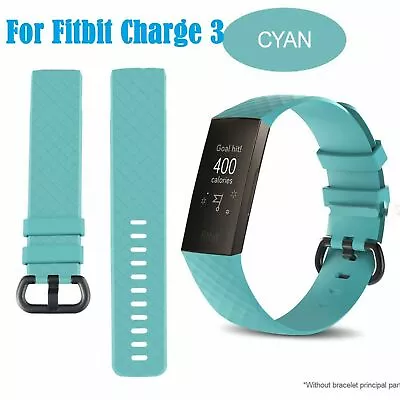 Fitbit Charge 3 4 Sports Band Silicone Replacement Watch Strap Wristband Bands • $8.69