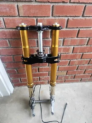 09 10 11 12  14 YAMAHA YZF R1 OHLINS FORKS  Attack TRIPPLES  RACE FRONT END • $2100