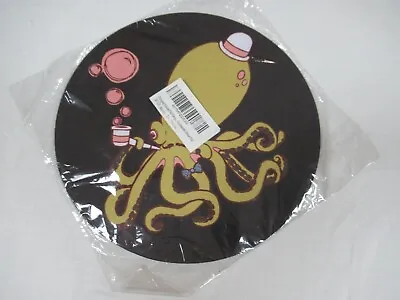 Mousepad Steampunk Octopus Smoking Pipe - Black Round Brand New  • $5.99