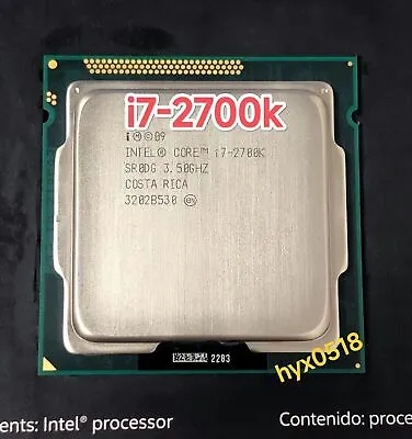£44.44 • Buy Intel Core I7-2700K SR0DG 3.5GHz Quad Core LGA1155 8MB Processor 95W CPU Tested