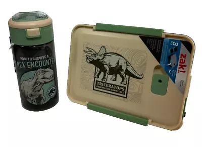 Jurassic Park Kids - 2 Pce - Compartment Lunch Box & Hydro Drink Bottle Set • $15.95
