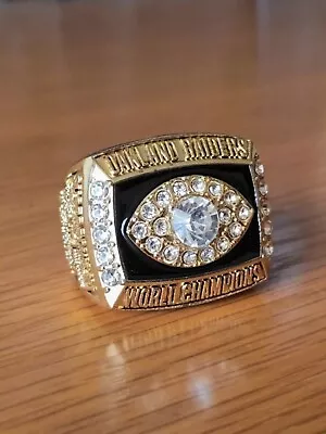 NFL Oakland Raiders 1977 Superbowl Championship Ring (Rare Gold Style) 💍 • £30