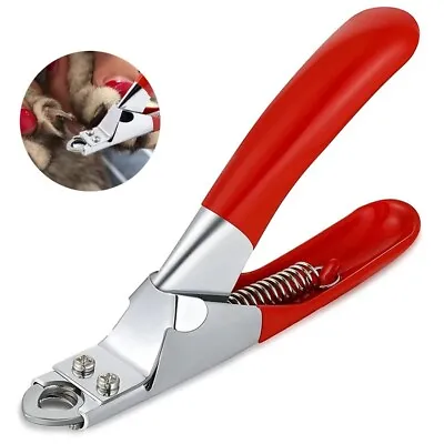 Pet Nail Clippers Dog Cat Sheep Rabbit Animal Claw Trimmer Grooming Small Large • £3.15