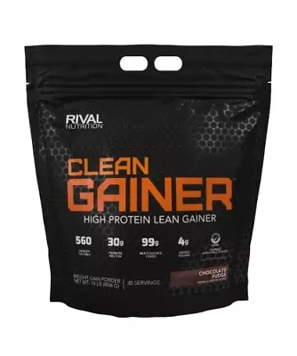 Rivalus Clean Gainer - Chocolate Fudge 10 Pound (Pack Of 1)  • $68.79