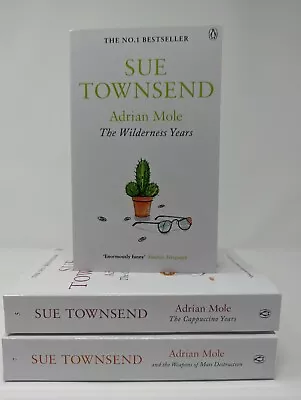 £10 • Buy Adrian Mole 3 Book Bundle By Sue Townsend Paperback