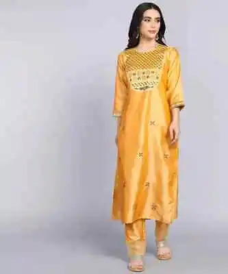 Indian Beautiful Designer Kurti Pant Set Bollywood Women's Kurta Pajama Clothes • $91.67