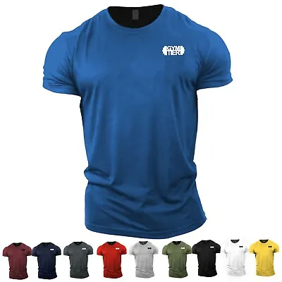GYMTIER Gym T-Shirt | UK Bodybuilding Top | Gym Clothing Vest Workout Training • £13.99